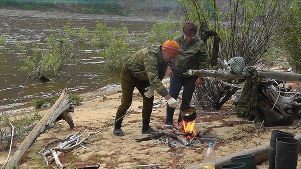 На месте первого бивака